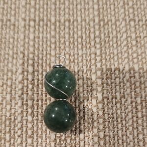 Elegant Green Stone Pendant